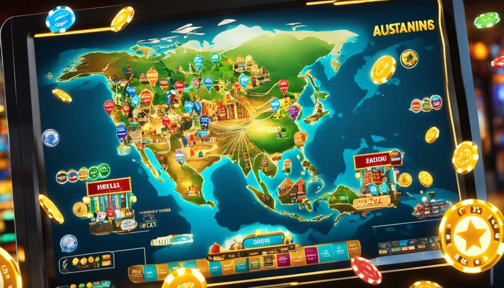 top locations for slot machines